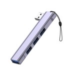 侧插USB3.0集线器电脑四口Typec hub扩展坞多功能分线器