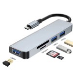 usb3.0双头扩展器高速hub集线器7口拓展坞分线器多功能电脑扩展坞