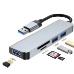 usb3.0双头扩展器高速hub集线器7口拓展坞分线器多功能电脑扩展坞