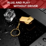 迷你彩色可旋转优盘高速真实容量U盘免费钥匙链u盘商务礼物64GB