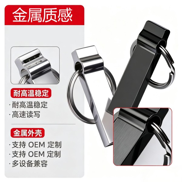 批发u盘投标8g小容量1g2g高速创意礼品32g车载优盘16g金属指环U盘