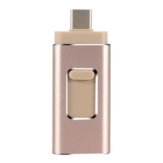 四合一手机u盘大容量适用苹果u盘安卓电脑通用64G礼品跨境批发1TB