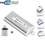 USB 3.0闪存盘适用于iPhone Type-C安卓多用途存储移动硬盘