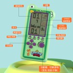 跨境新款充电超大屏俄罗斯方块游戏机益智复古怀旧玩具掌上游戏机
