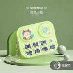 卡通迷你灯光音乐DJ打碟机创意解压电子游戏机钥匙扣书包挂件礼品