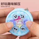 儿童创意迷你电子鼓发光音乐钥匙扣挂件趣味解压打地鼠游戏机玩具