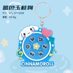 儿童创意迷你电子鼓发光音乐钥匙扣挂件趣味解压打地鼠游戏机玩具