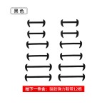 外贸爆款懒人皮鞋鞋带批发免系免绑弹性可拉伸成人商务防滑