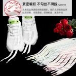 现货10mm斜纹扁平鞋带金银丝金色编织彩色织带涤纶黑白色服装辅料 1PCS