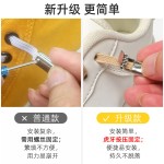创意新款彩色金属磁力磁扣懒人鞋带扣弹性免绑鞋带免系鞋材配件 (2PCS)