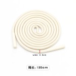 1.35米厂家多色卫衣帽绳裤腰抽绳配浸胶绳头圆绳鞋带涤纶5mm现货