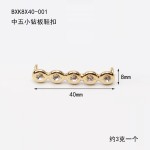 板鞋装饰扣时尚小白鞋潮搭金属水钻创意鞋带扣装饰ins鞋带配件