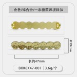 金属鞋带装饰扣光面几何图案简单线条款板鞋扣小白鞋潮鞋饰品配件