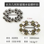 厂家直销衣角扣镶钻日字扣皮带扣鞋子装饰金属鞋扣卡扣搭扣大中小