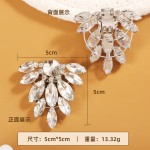 百搭水钻鞋花鞋扣鞋面装饰品鞋头配件可拆卸高跟鞋配饰金属装饰扣 (1PCS)