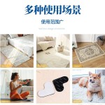 批发黑色地毯防滑贴地毯地垫防滑固定贴PU水洗可移无痕地毯贴