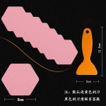 跨境六边形浴室浴缸防滑贴卫生间泳池淋浴地板止滑贴浴缸防滑贴纸
