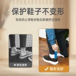 直销鞋拔子小鞋拔提鞋器塑料PS鞋拔鞋抽穿鞋器便携鞋拔糖果色 20CM长
