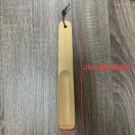 客房酒店实木鞋拔两种尺寸小弯荷木鞋拔带牛皮挂绳