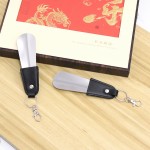 家用便携式提鞋器不锈钢小号随身金属鞋拔钥匙扣鞋提拔子鞋抽小号