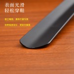 批发长款铁质烤黑漆鞋拔 金属碳钢烤漆提鞋器穿鞋器带弯钩鞋溜子