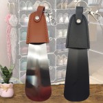 钥匙扣不锈钢鞋拔 便携皮套穿鞋器小巧鞋拔子 四季家用辅助提鞋器
