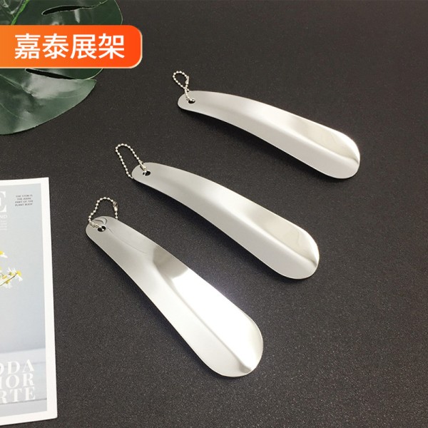 不锈钢鞋拔 金属便携式鞋抽厂家批发 家用提鞋器穿鞋器防滑轻巧
