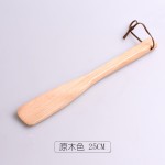 现货供应精致实木2色可选3个尺寸鞋拔子木柄提鞋器实心耐用