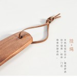 酒店用品胡桃木色实木质鞋拔子长柄鞋拔提鞋器穿鞋器鞋把子鞋抽