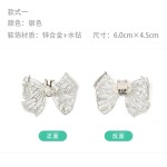 女士精品鞋配饰装饰鞋扣一鞋两穿可拆卸百搭钻镂空蝴蝶结鞋花鞋夹