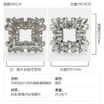 厂家直销供鞋花底扣水钻鞋花  多款大牌鞋饰镶钻方扣常销款鞋扣饰