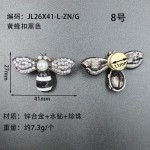 厂家直销昆虫蜜蜂金属装饰物洞洞鞋饰品配件鞋花花暗扣个性卡扣