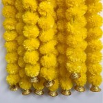 万圣节花环人造万寿菊花串铃铛款墨西哥亡灵节东南亚风花圈
