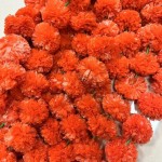 跨境万圣节印度装饰花环人造万寿菊花串墨西哥亡灵节东南亚风格