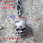 亚马逊跨境装饰道具塑料仿真铁链装饰链条鬼屋狂欢鬼衣配件链条