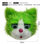 可爱小猫咪动物面具头饰化妆舞会搞笑卡通面罩万圣节派对表演道具