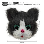 可爱小猫咪动物面具头饰化妆舞会搞笑卡通面罩万圣节派对表演道具