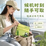 可爱卡通旅行证件收纳包出国旅游随身便携带零钱护照身份证卡小包