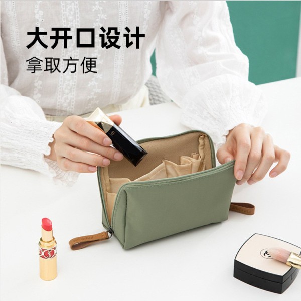 新款迷你随身小化妆包布包女高级感防水外出便携小巧精致收纳包
