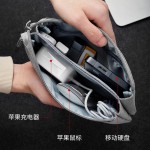 新款男女士数据线收纳包随身袋旅行化妆包皮革充电器休闲大容量包