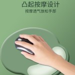 鼠标垫护腕logo女生护腕垫鼠标护手腕托电脑办公橡胶垫子图案批发