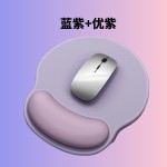 鼠标垫护腕logo女生护腕垫鼠标护手腕托电脑办公橡胶垫子图案批发