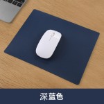 皮革鼠标垫定制电脑办公防水防油多色护腕桌面LOGO图案来图广告垫