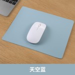 皮革鼠标垫定制电脑办公防水防油多色护腕桌面LOGO图案来图广告垫