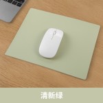 皮革鼠标垫定制电脑办公防水防油多色护腕桌面LOGO图案来图广告垫
