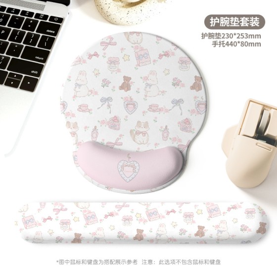 原创可爱护腕鼠标垫女生家用加厚手腕垫子笔记本电脑办公键盘手托