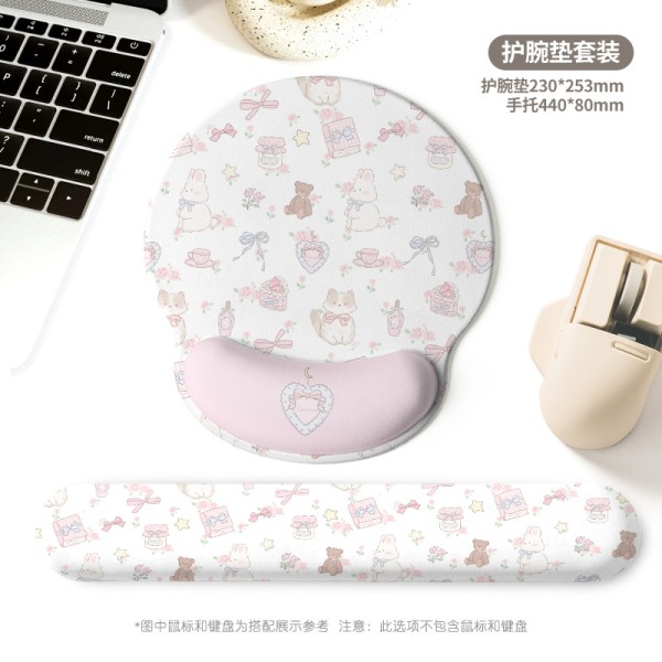 原创可爱护腕鼠标垫女生家用加厚手腕垫子笔记本电脑办公键盘手托