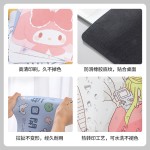 鼠标垫小号黑白熊猫办公室软垫笔记本电脑护腕垫可爱家用防滑耐脏
