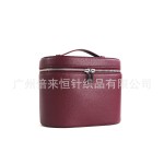 跨境工厂可拆卸带松紧带PU皮化妆包 便携旅行立体化妆工具收纳袋