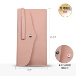 化妆包简约PU化妆刷收纳包便携按扣信封式美妆工具袋旅行彩妆刷